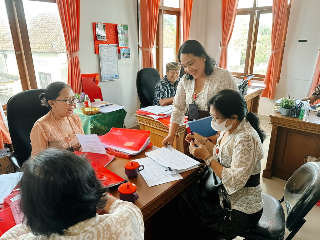 Pembinaan Fasilitasi Pengelolaan Keuangan Desa Tahun 2023 di Desa Canggu & Tumbak Bayuh